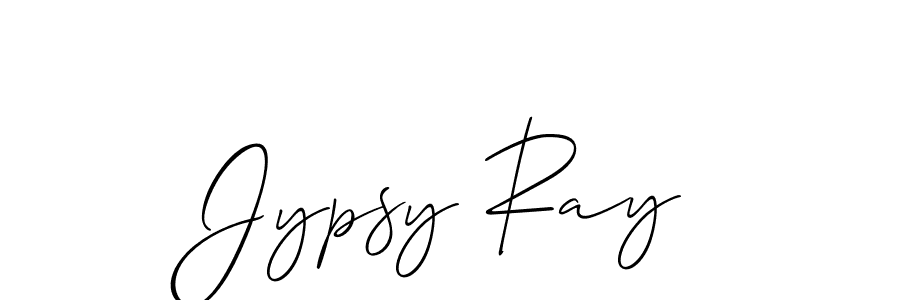 The best way (Allison_Script) to make a short signature is to pick only two or three words in your name. The name Jypsy Ray include a total of six letters. For converting this name. Jypsy Ray signature style 2 images and pictures png