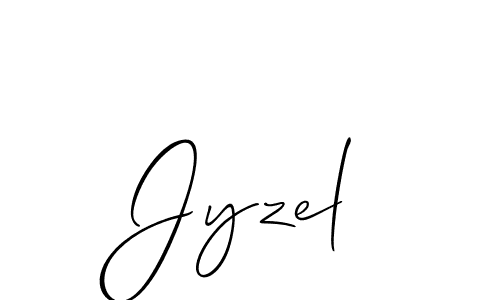 Design your own signature with our free online signature maker. With this signature software, you can create a handwritten (Allison_Script) signature for name Jyzel. Jyzel signature style 2 images and pictures png