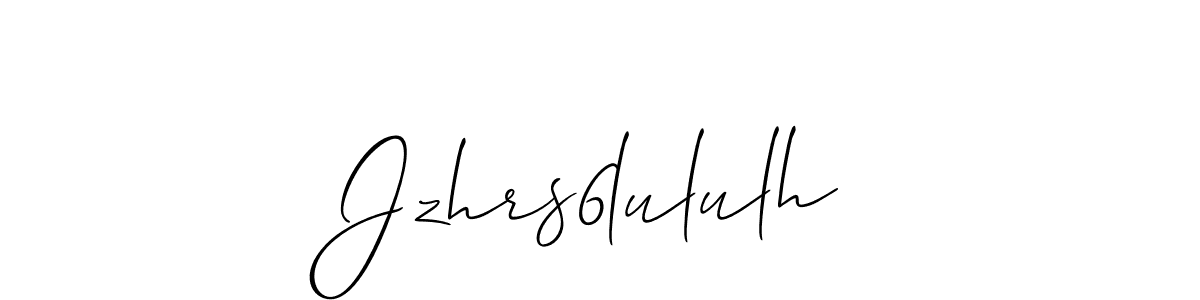 This is the best signature style for the Jzhrs6lululh name. Also you like these signature font (Allison_Script). Mix name signature. Jzhrs6lululh signature style 2 images and pictures png