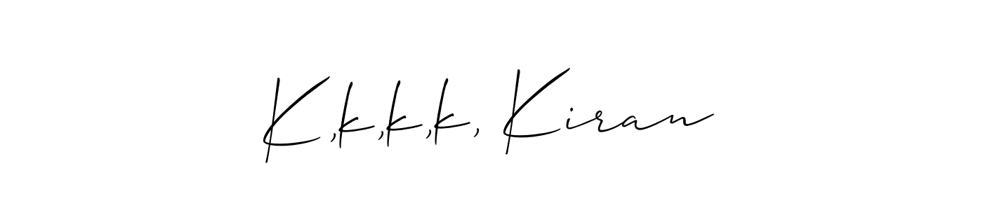 Here are the top 10 professional signature styles for the name K,k,k,k, Kiran. These are the best autograph styles you can use for your name. K,k,k,k, Kiran signature style 2 images and pictures png