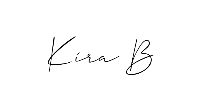 Make a beautiful signature design for name Kíra B. Use this online signature maker to create a handwritten signature for free. Kíra B signature style 2 images and pictures png
