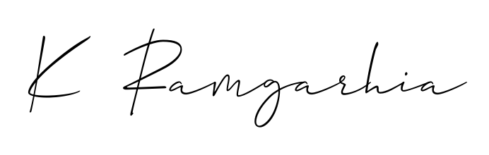 Try this chic K  Ramgarhia handwritten sign style. Using Allison_Script font elements, it gives your name a sleek, memorable identity. K  Ramgarhia signature style 2 images and pictures png