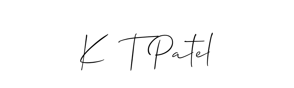 Here are the top 10 professional signature styles for the name K  T Patel. These are the best autograph styles you can use for your name. K  T Patel signature style 2 images and pictures png