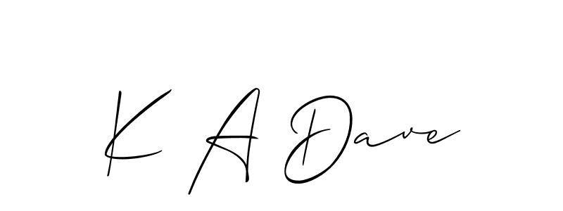 Once you've used our free online signature maker to create your best signature Allison_Script style, it's time to enjoy all of the benefits that K A Dave name signing documents. K A Dave signature style 2 images and pictures png