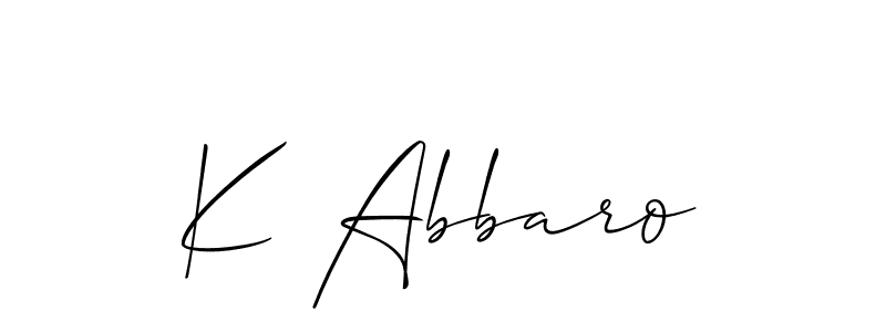 Check out images of Autograph of K Abbaro name. Actor K Abbaro Signature Style. Allison_Script is a professional sign style online. K Abbaro signature style 2 images and pictures png