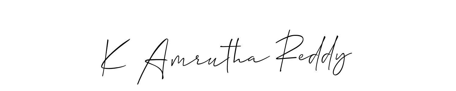 See photos of K Amrutha Reddy official signature by Spectra . Check more albums & portfolios. Read reviews & check more about Allison_Script font. K Amrutha Reddy signature style 2 images and pictures png