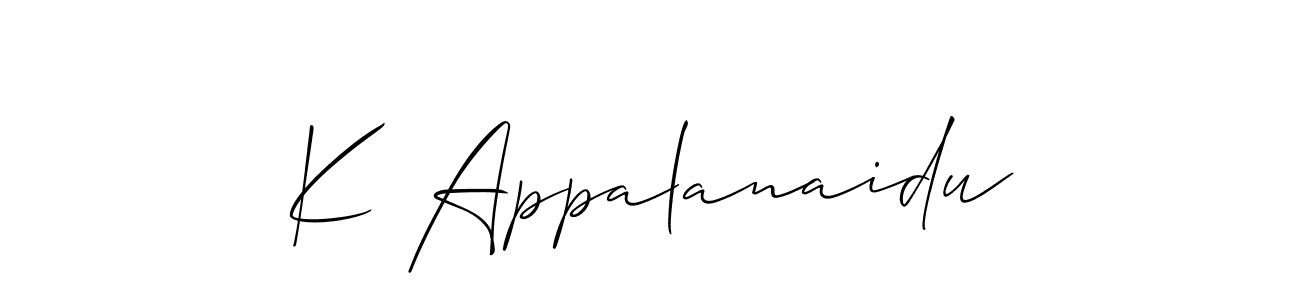 Here are the top 10 professional signature styles for the name K Appalanaidu. These are the best autograph styles you can use for your name. K Appalanaidu signature style 2 images and pictures png