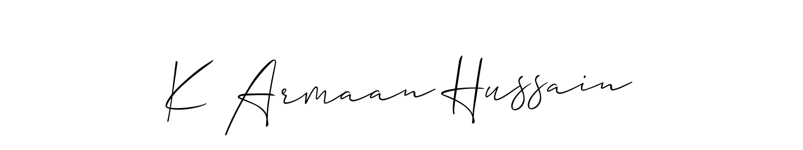 Here are the top 10 professional signature styles for the name K Armaan Hussain. These are the best autograph styles you can use for your name. K Armaan Hussain signature style 2 images and pictures png