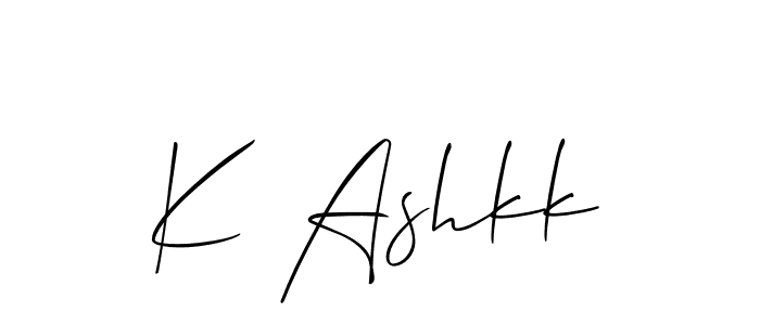 You can use this online signature creator to create a handwritten signature for the name K Ashkk. This is the best online autograph maker. K Ashkk signature style 2 images and pictures png