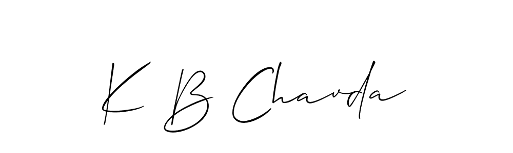 Similarly Allison_Script is the best handwritten signature design. Signature creator online .You can use it as an online autograph creator for name K B Chavda. K B Chavda signature style 2 images and pictures png