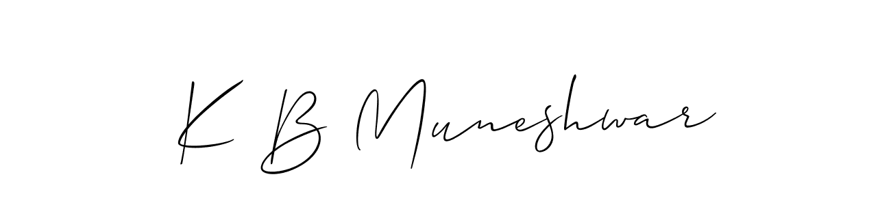 Make a short K B Muneshwar signature style. Manage your documents anywhere anytime using Allison_Script. Create and add eSignatures, submit forms, share and send files easily. K B Muneshwar signature style 2 images and pictures png