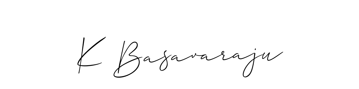 This is the best signature style for the K Basavaraju name. Also you like these signature font (Allison_Script). Mix name signature. K Basavaraju signature style 2 images and pictures png