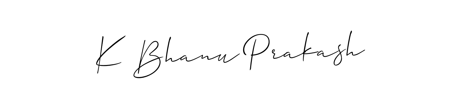 This is the best signature style for the K Bhanu Prakash name. Also you like these signature font (Allison_Script). Mix name signature. K Bhanu Prakash signature style 2 images and pictures png