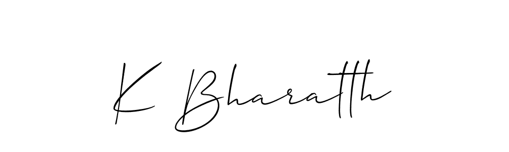 Once you've used our free online signature maker to create your best signature Allison_Script style, it's time to enjoy all of the benefits that K Bharatth name signing documents. K Bharatth signature style 2 images and pictures png