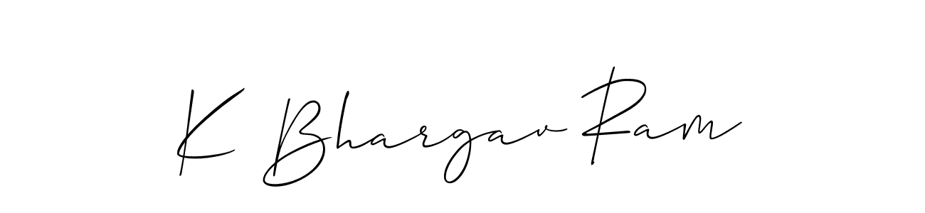 Once you've used our free online signature maker to create your best signature Allison_Script style, it's time to enjoy all of the benefits that K Bhargav Ram name signing documents. K Bhargav Ram signature style 2 images and pictures png