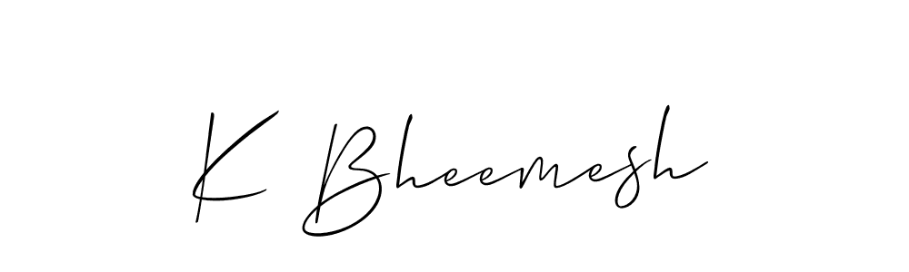 Check out images of Autograph of K Bheemesh name. Actor K Bheemesh Signature Style. Allison_Script is a professional sign style online. K Bheemesh signature style 2 images and pictures png