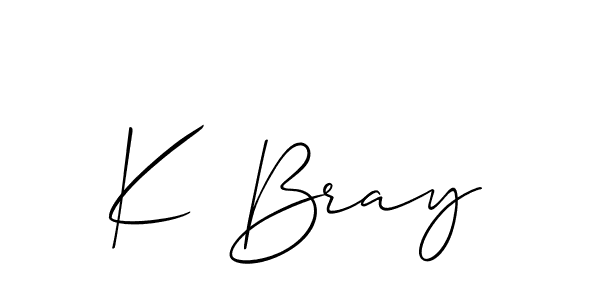 How to Draw K Bray signature style? Allison_Script is a latest design signature styles for name K Bray. K Bray signature style 2 images and pictures png