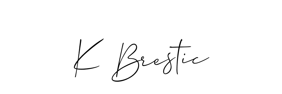This is the best signature style for the K Brestic name. Also you like these signature font (Allison_Script). Mix name signature. K Brestic signature style 2 images and pictures png