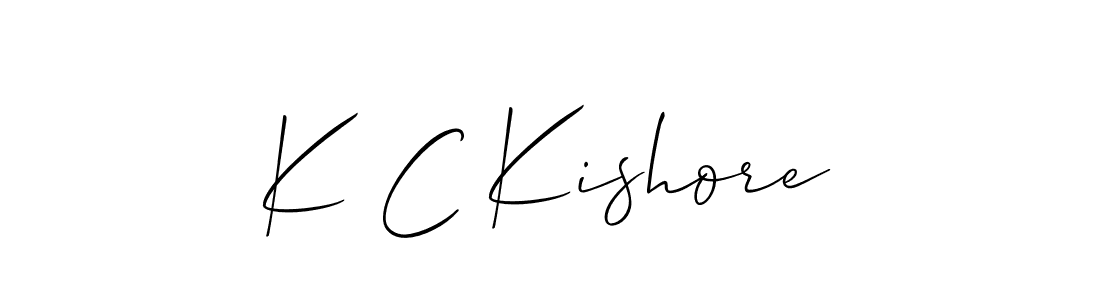 Once you've used our free online signature maker to create your best signature Allison_Script style, it's time to enjoy all of the benefits that K C Kishore name signing documents. K C Kishore signature style 2 images and pictures png