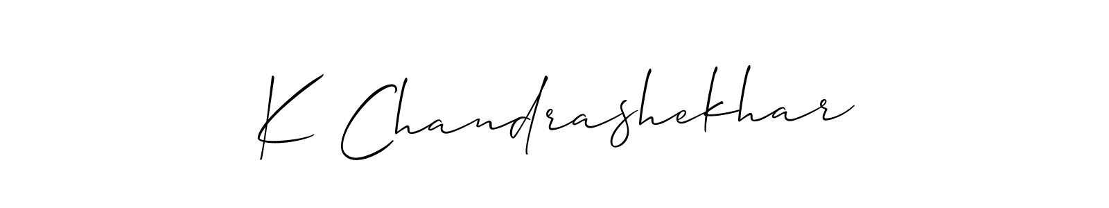 Once you've used our free online signature maker to create your best signature Allison_Script style, it's time to enjoy all of the benefits that K Chandrashekhar name signing documents. K Chandrashekhar signature style 2 images and pictures png