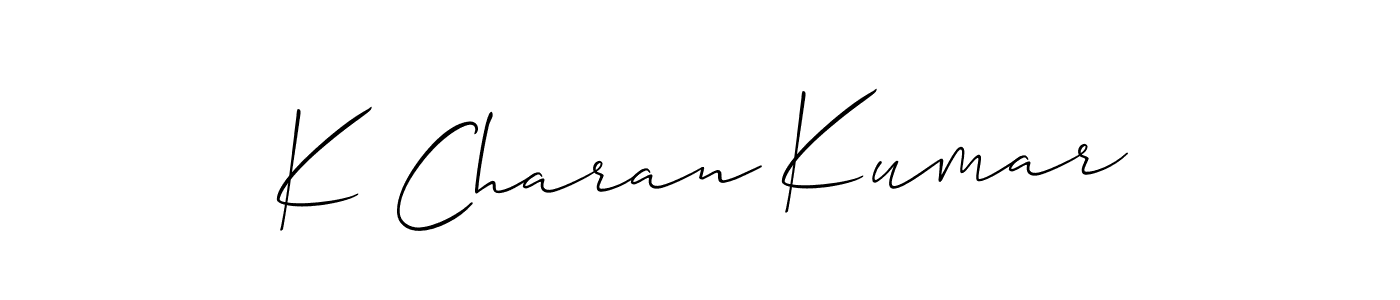 Check out images of Autograph of K Charan Kumar name. Actor K Charan Kumar Signature Style. Allison_Script is a professional sign style online. K Charan Kumar signature style 2 images and pictures png