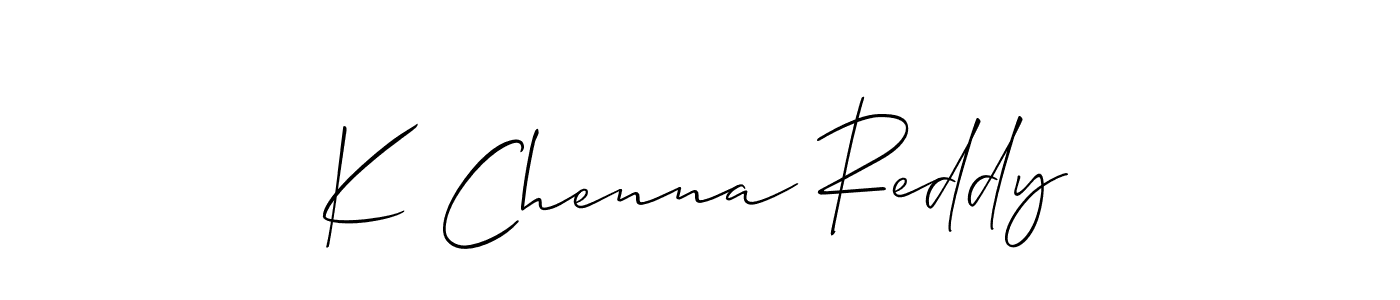 You can use this online signature creator to create a handwritten signature for the name K Chenna Reddy. This is the best online autograph maker. K Chenna Reddy signature style 2 images and pictures png