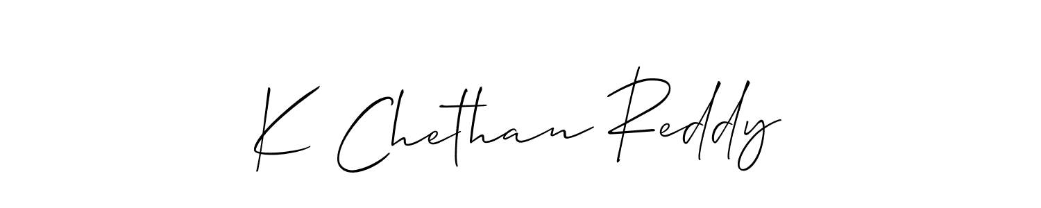 Make a beautiful signature design for name K Chethan Reddy. Use this online signature maker to create a handwritten signature for free. K Chethan Reddy signature style 2 images and pictures png