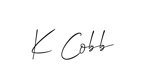 You can use this online signature creator to create a handwritten signature for the name K Cobb. This is the best online autograph maker. K Cobb signature style 2 images and pictures png