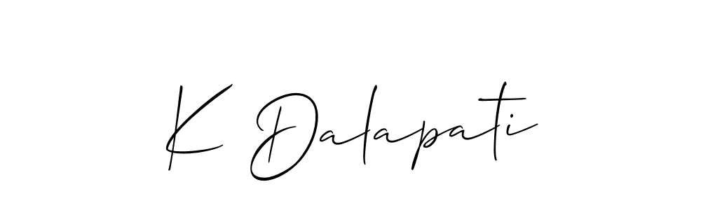 Here are the top 10 professional signature styles for the name K Dalapati. These are the best autograph styles you can use for your name. K Dalapati signature style 2 images and pictures png
