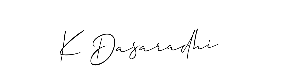 Once you've used our free online signature maker to create your best signature Allison_Script style, it's time to enjoy all of the benefits that K Dasaradhi name signing documents. K Dasaradhi signature style 2 images and pictures png