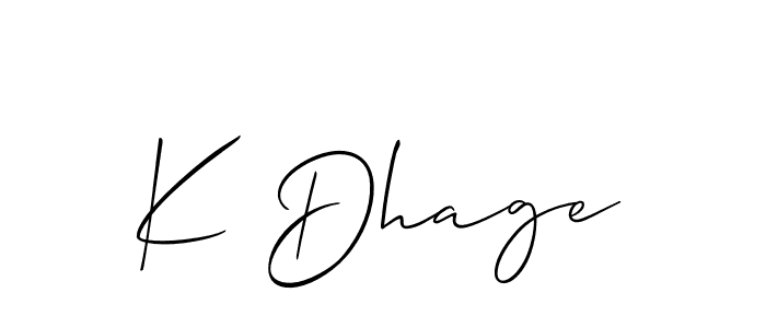 Once you've used our free online signature maker to create your best signature Allison_Script style, it's time to enjoy all of the benefits that K Dhage name signing documents. K Dhage signature style 2 images and pictures png