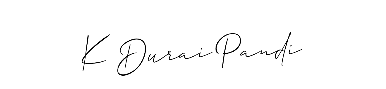 Here are the top 10 professional signature styles for the name K Durai Pandi. These are the best autograph styles you can use for your name. K Durai Pandi signature style 2 images and pictures png