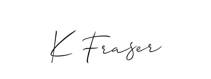 See photos of K Fraser official signature by Spectra . Check more albums & portfolios. Read reviews & check more about Allison_Script font. K Fraser signature style 2 images and pictures png
