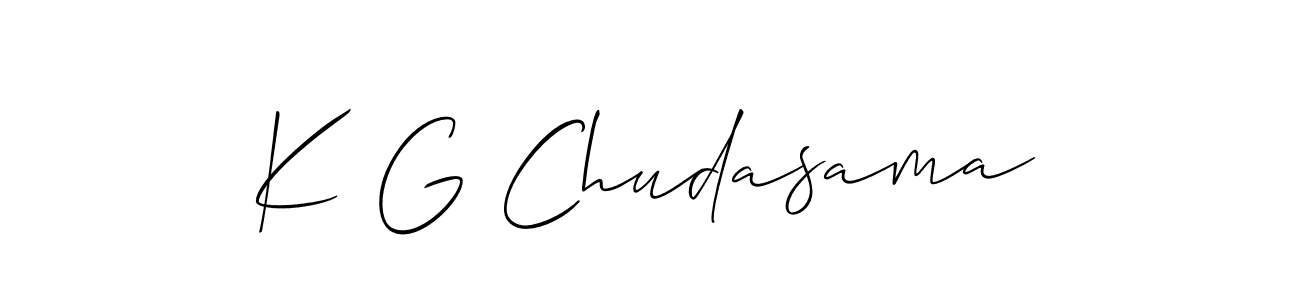 Make a beautiful signature design for name K G Chudasama. Use this online signature maker to create a handwritten signature for free. K G Chudasama signature style 2 images and pictures png