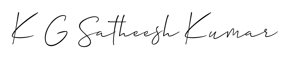 Build your personal autograph collection for name K G Satheesh Kumar with Allison_Script design. Browse, select, and save your favorites. K G Satheesh Kumar signature style 2 images and pictures png