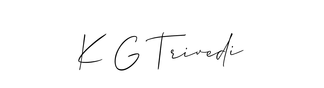 Once you've used our free online signature maker to create your best signature Allison_Script style, it's time to enjoy all of the benefits that K G Trivedi name signing documents. K G Trivedi signature style 2 images and pictures png