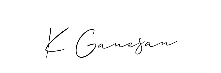 You can use this online signature creator to create a handwritten signature for the name K Ganesan. This is the best online autograph maker. K Ganesan signature style 2 images and pictures png