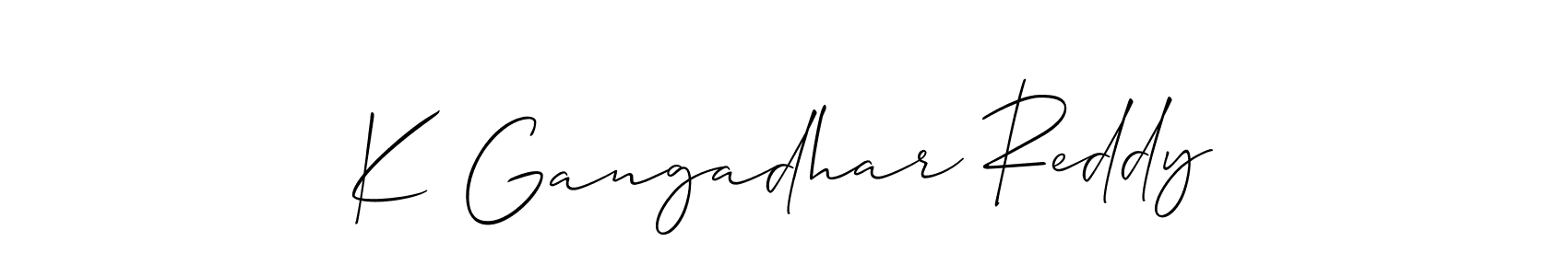Here are the top 10 professional signature styles for the name K Gangadhar Reddy. These are the best autograph styles you can use for your name. K Gangadhar Reddy signature style 2 images and pictures png