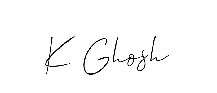 Make a short K Ghosh signature style. Manage your documents anywhere anytime using Allison_Script. Create and add eSignatures, submit forms, share and send files easily. K Ghosh signature style 2 images and pictures png