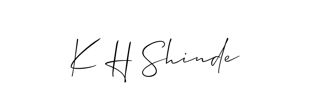 You can use this online signature creator to create a handwritten signature for the name K H Shinde. This is the best online autograph maker. K H Shinde signature style 2 images and pictures png