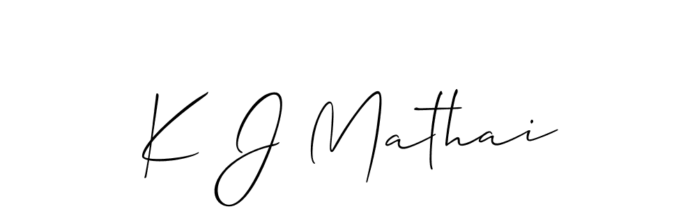 Similarly Allison_Script is the best handwritten signature design. Signature creator online .You can use it as an online autograph creator for name K J Mathai. K J Mathai signature style 2 images and pictures png