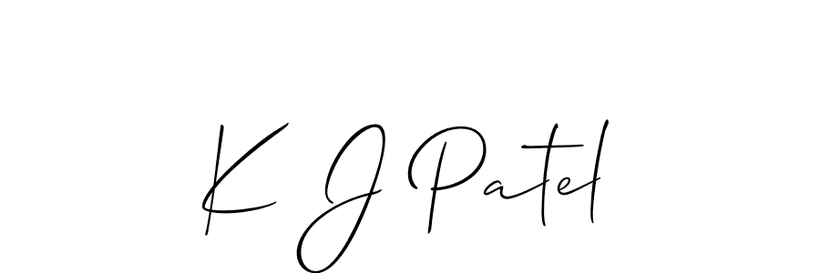 Here are the top 10 professional signature styles for the name K J Patel. These are the best autograph styles you can use for your name. K J Patel signature style 2 images and pictures png