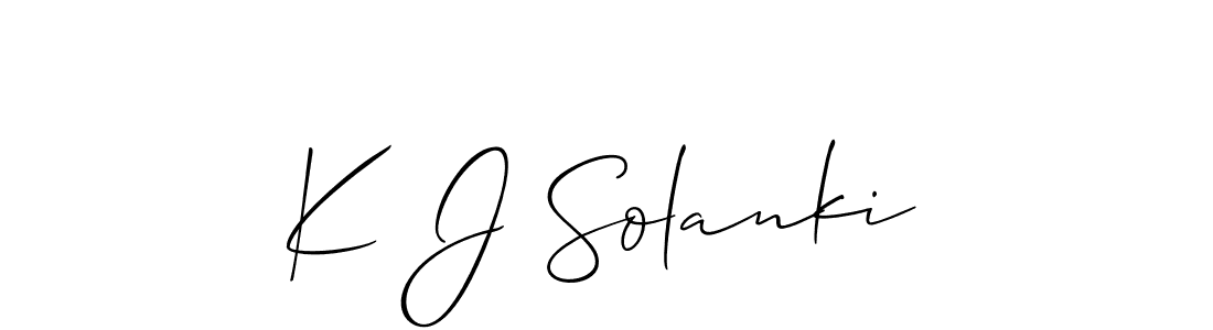 You can use this online signature creator to create a handwritten signature for the name K J Solanki. This is the best online autograph maker. K J Solanki signature style 2 images and pictures png