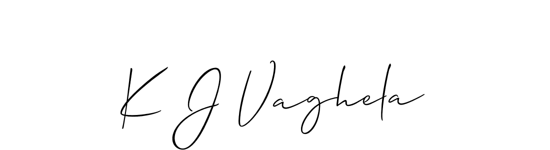 Similarly Allison_Script is the best handwritten signature design. Signature creator online .You can use it as an online autograph creator for name K J Vaghela. K J Vaghela signature style 2 images and pictures png