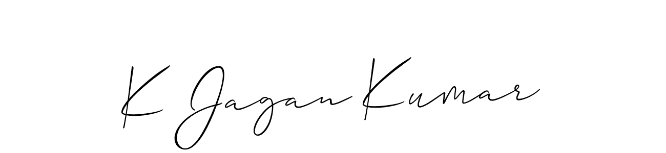 How to Draw K Jagan Kumar signature style? Allison_Script is a latest design signature styles for name K Jagan Kumar. K Jagan Kumar signature style 2 images and pictures png