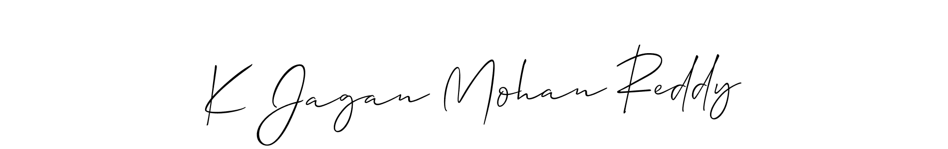 Similarly Allison_Script is the best handwritten signature design. Signature creator online .You can use it as an online autograph creator for name K Jagan Mohan Reddy. K Jagan Mohan Reddy signature style 2 images and pictures png