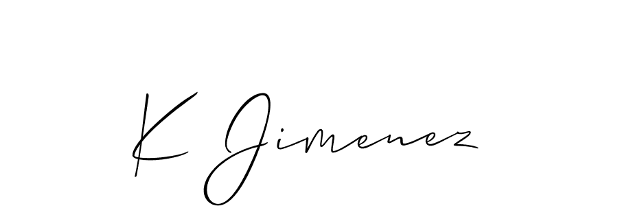 See photos of K Jimenez official signature by Spectra . Check more albums & portfolios. Read reviews & check more about Allison_Script font. K Jimenez signature style 2 images and pictures png