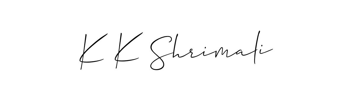 K K Shrimali stylish signature style. Best Handwritten Sign (Allison_Script) for my name. Handwritten Signature Collection Ideas for my name K K Shrimali. K K Shrimali signature style 2 images and pictures png