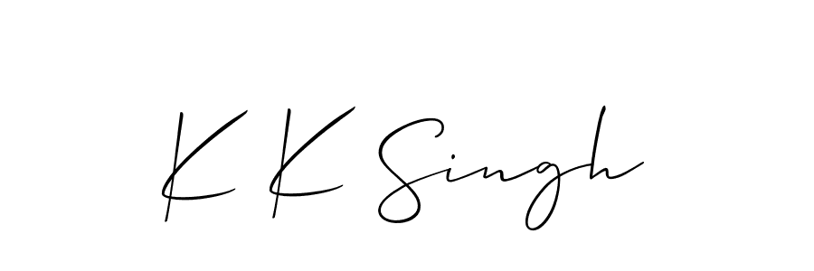 Also we have K K Singh name is the best signature style. Create professional handwritten signature collection using Allison_Script autograph style. K K Singh signature style 2 images and pictures png