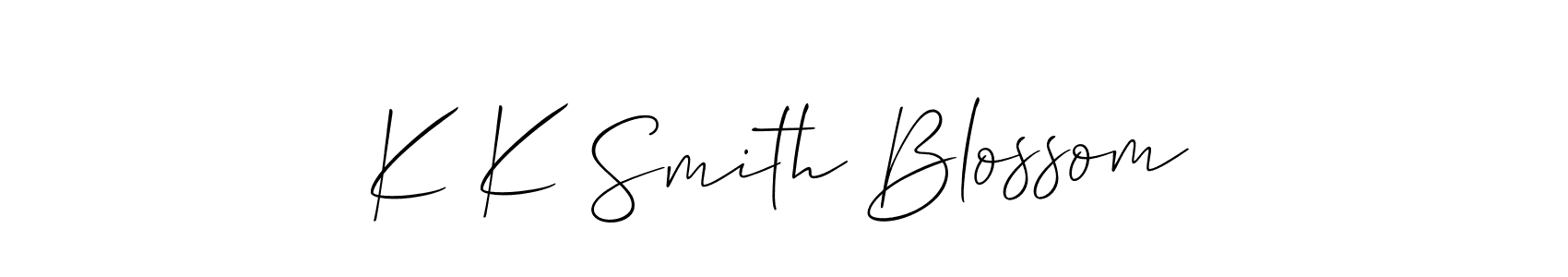 You can use this online signature creator to create a handwritten signature for the name K K Smith Blossom. This is the best online autograph maker. K K Smith Blossom signature style 2 images and pictures png